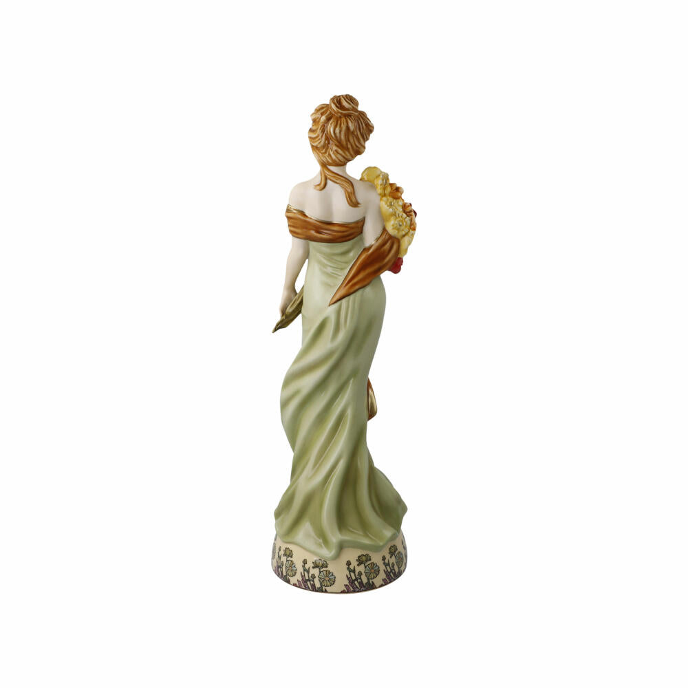 Goebel Figur Alphonse Mucha - Frühling 1900, Artis Orbis, Porzellan, Bunt, Limited Edition, 32.5 cm, 67061811