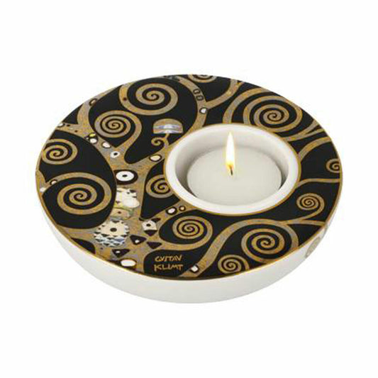 Goebel Candle Holder Gustav Klimt - The Tree of Life, Tealight Holder, Porcelain, 67062761