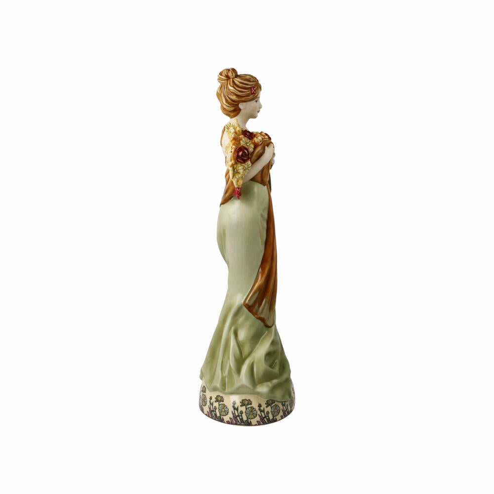 Goebel Figur Alphonse Mucha - Frühling 1900, Artis Orbis, Porzellan, Bunt, Limited Edition, 32.5 cm, 67061811