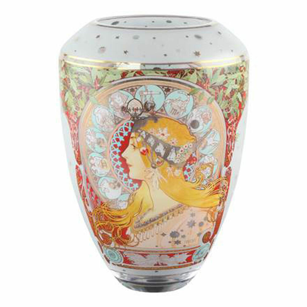 Goebel Vase Alphonse Mucha - Zodiac, Flower Vase, Decorative Vase, Glass, 67062741