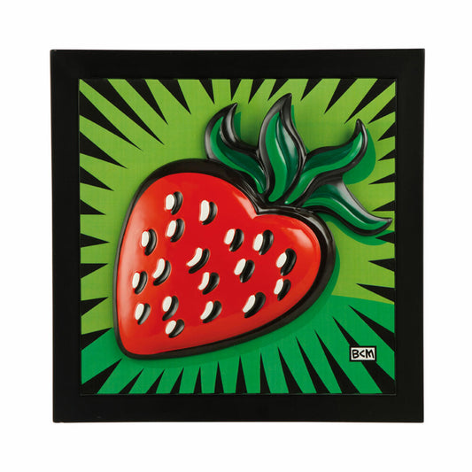 Goebel Strawberry Mural, Burton Morris, Strawberry, Picture, Decoration, Hard Porcelain, 67040253