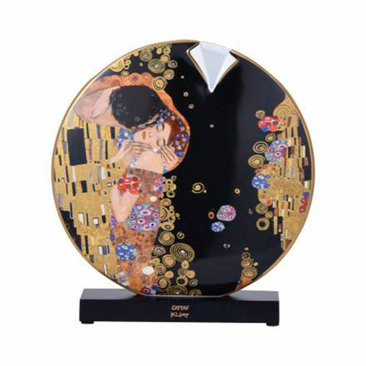 Goebel Vase Klimt - The Kiss / The Tree of Life, flower vase, decorative vase, porcelain, H 22.5 cm, 67062661