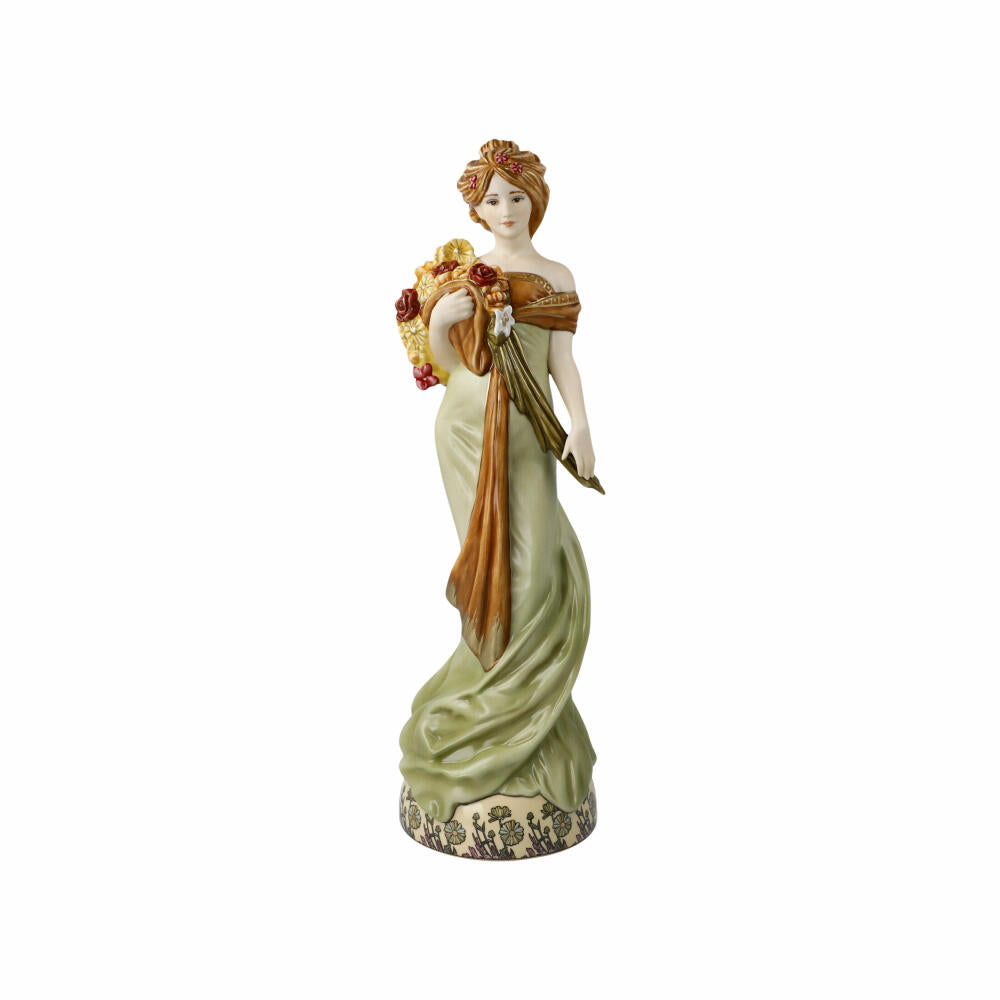 Goebel Figur Alphonse Mucha - Frühling 1900, Artis Orbis, Porzellan, Bunt, Limited Edition, 32.5 cm, 67061811