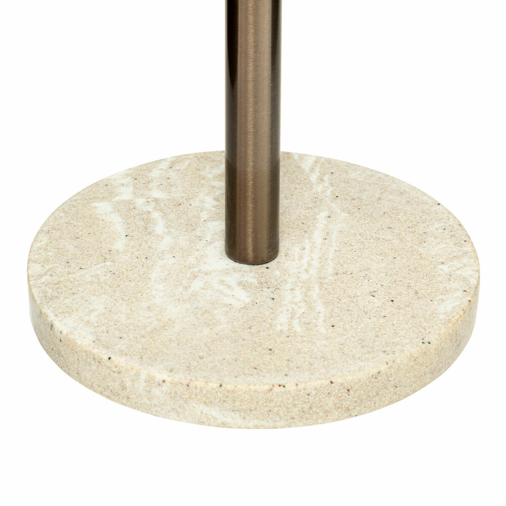 5five Simply Smart Toilettenpapierhalter Come, Klopapierhalter, Klopapierständer, Polyresin, Edelstahl, Beige, 200164A