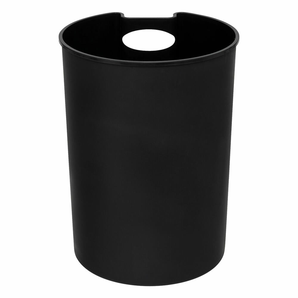 5five Simply Smart Mülleimer Delta, Pedal-Abfalleimer, Stahl, Kunststoff, Schwarz, 6 L, 202467