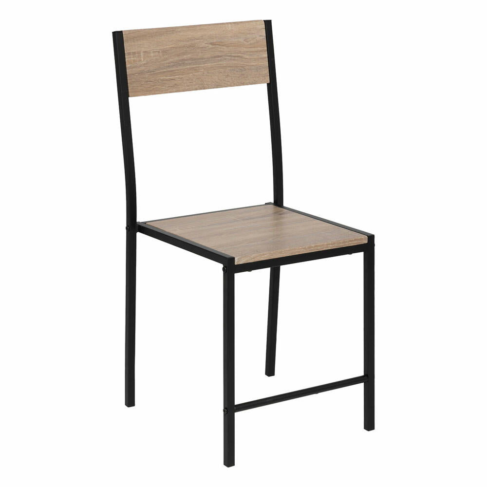 5five Simply Smart Tischset Aliaj, 3-tlg., Tisch, Stühle, Stuhl, Esstisch, Stahl / Spanplatte, 193574