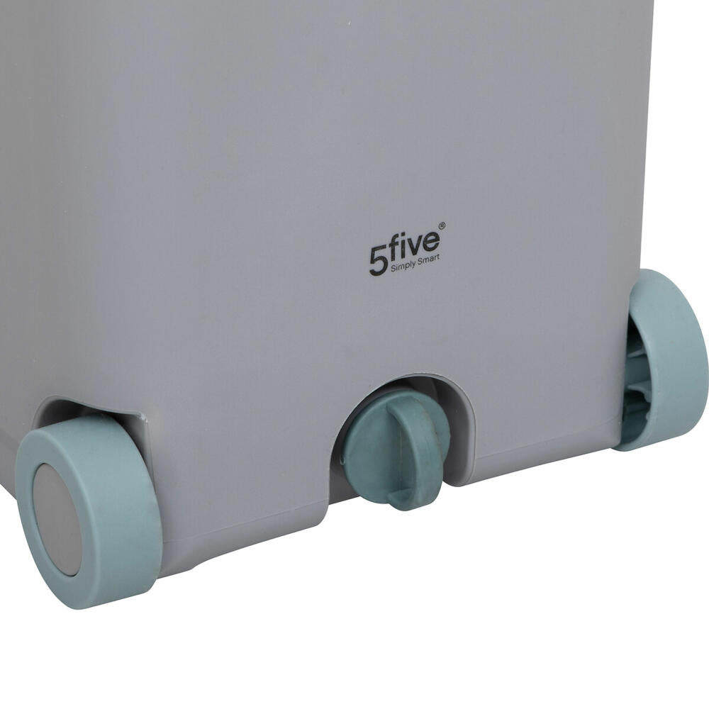 5five Simply Smart Wischmop Set, Bodenwischer, Eimer, Wischtuchpresse, Kunststoff / Edelstahl, 202675