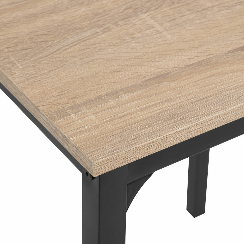 5five Simply Smart Tischset Aliaj, 3-tlg., Tisch, Stühle, Stuhl, Esstisch, Stahl / Spanplatte, 193574