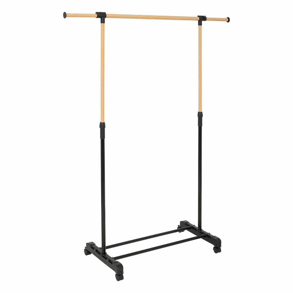 5five Simply Smart Kleiderständer, Kleiderstange, auf Rollen, Ausziehbar, Stahl / Kunststoff, H 166 cm, 203117