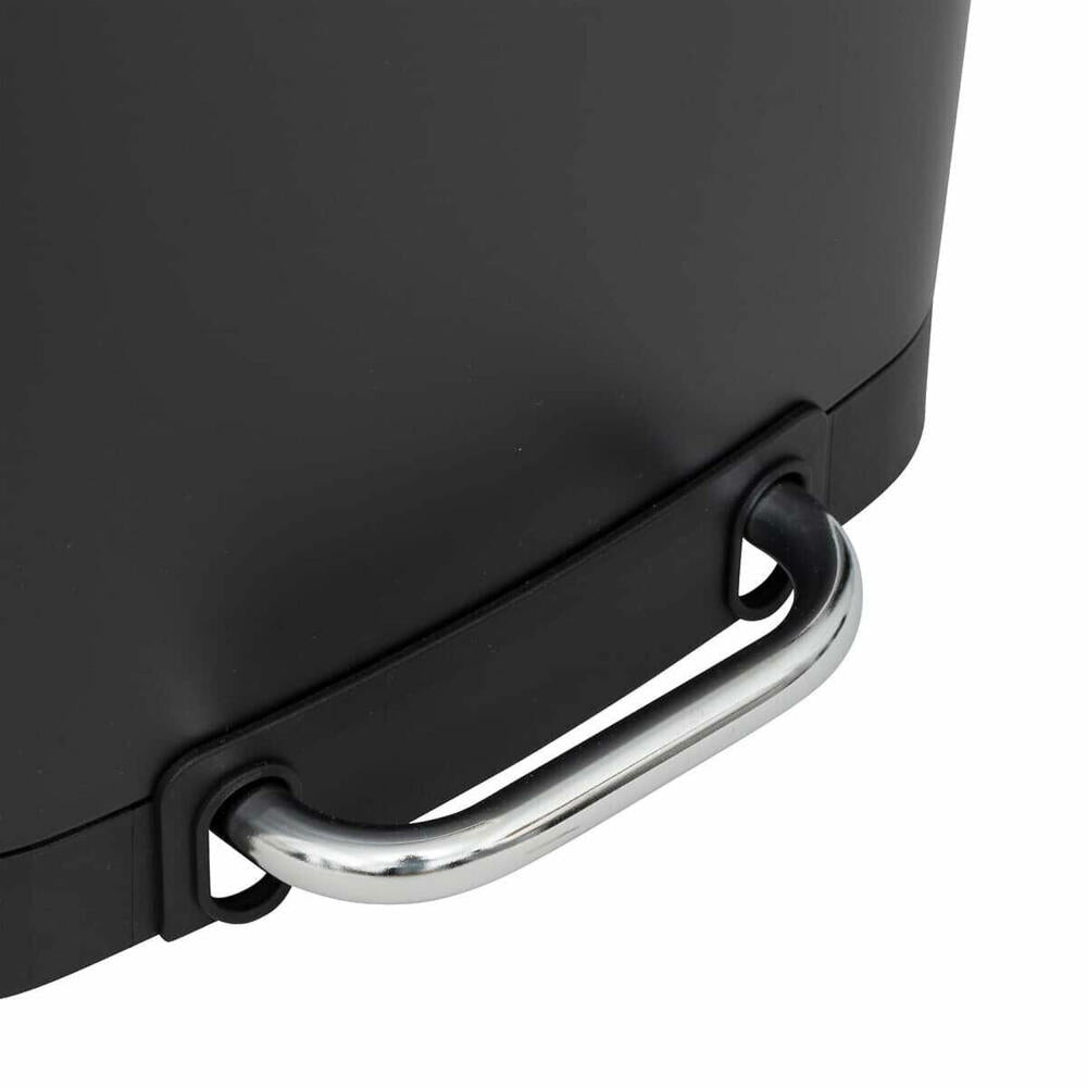 5five Simply Smart Mülleimer Ariane, Pedal-Abfalleimer, Stahl / Kunststoff, Schwarz, 20 L, 202421A