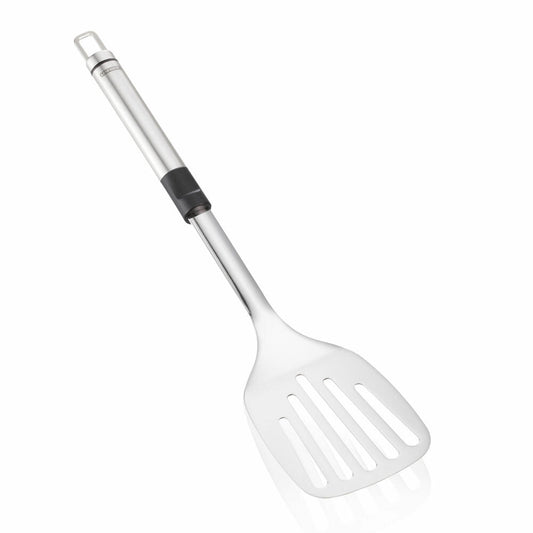Leifheit Pfannenwender Proline, Edelstahl Küchenutensil, Schwarz, 3023