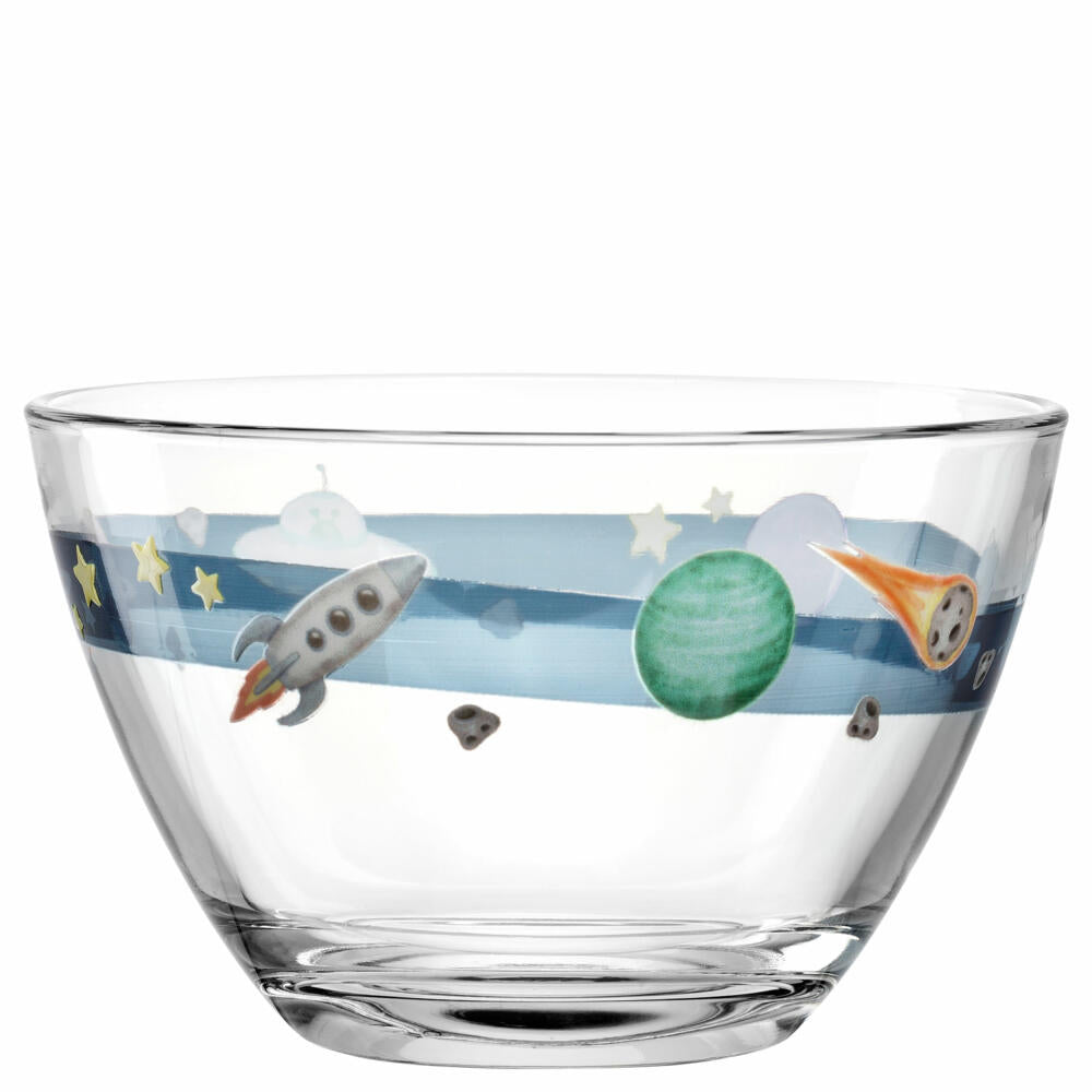 Leonardo Bowl Bambini Avventura Universe, Bowl, Small Bowl, Soda-lime Glass, Multicoloured, 12 cm, 044416