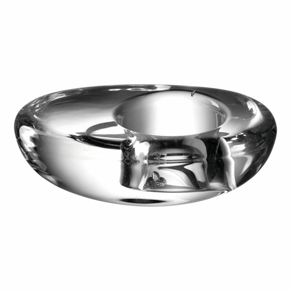 Leonardo Tischlicht Casolare, Teelichthalter, Windlicht, Kalk-Natron Glas, klar, 3 cm, 041831