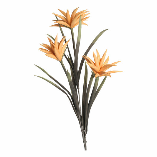 Leonardo Schaumblume FIORE, Kunstblume, Dekoblume, Dekopflanze, Materialmix, Orange, 105 cm, 038518