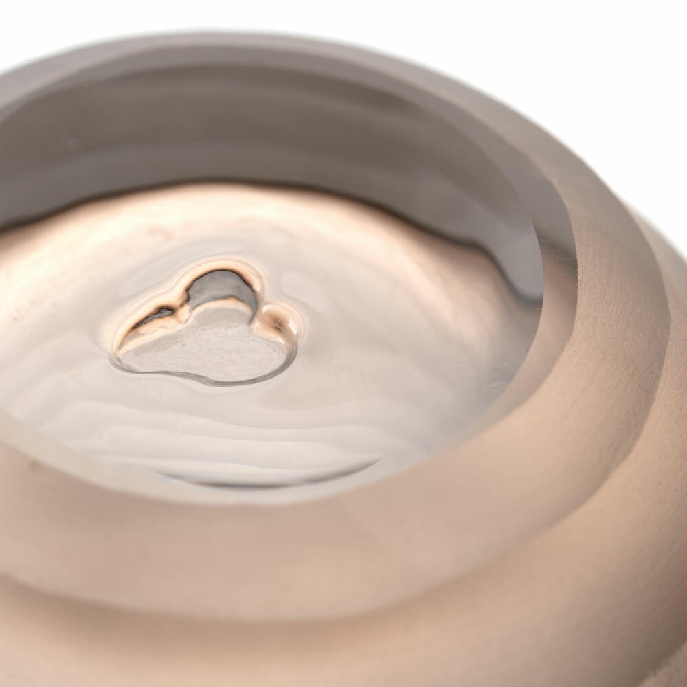 Leonardo vase Bellagio, flower vase, decorative vase, glass, beige, 15.5 cm, 036447
