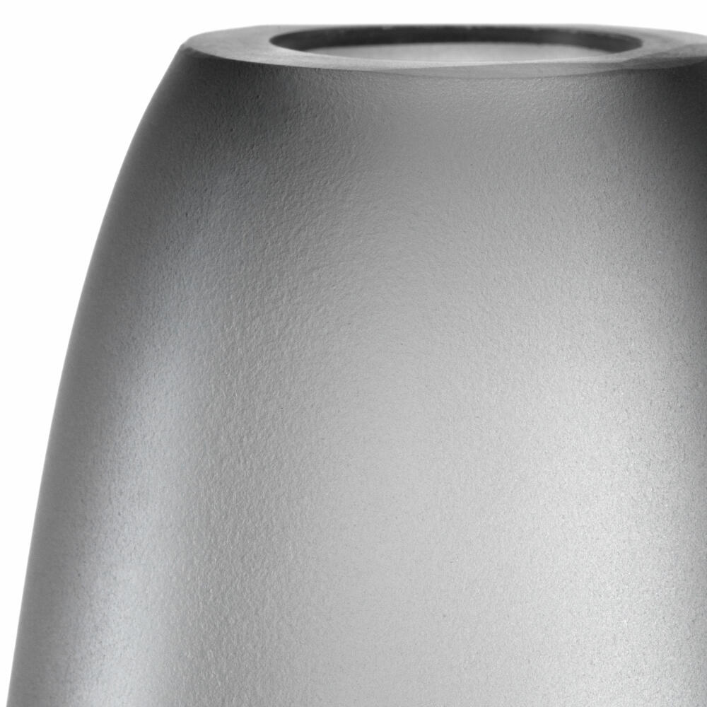 Leonardo Vase Bellagio, Blumenvase, Dekovase, Glas, Anthrazit, 45 cm, 036453