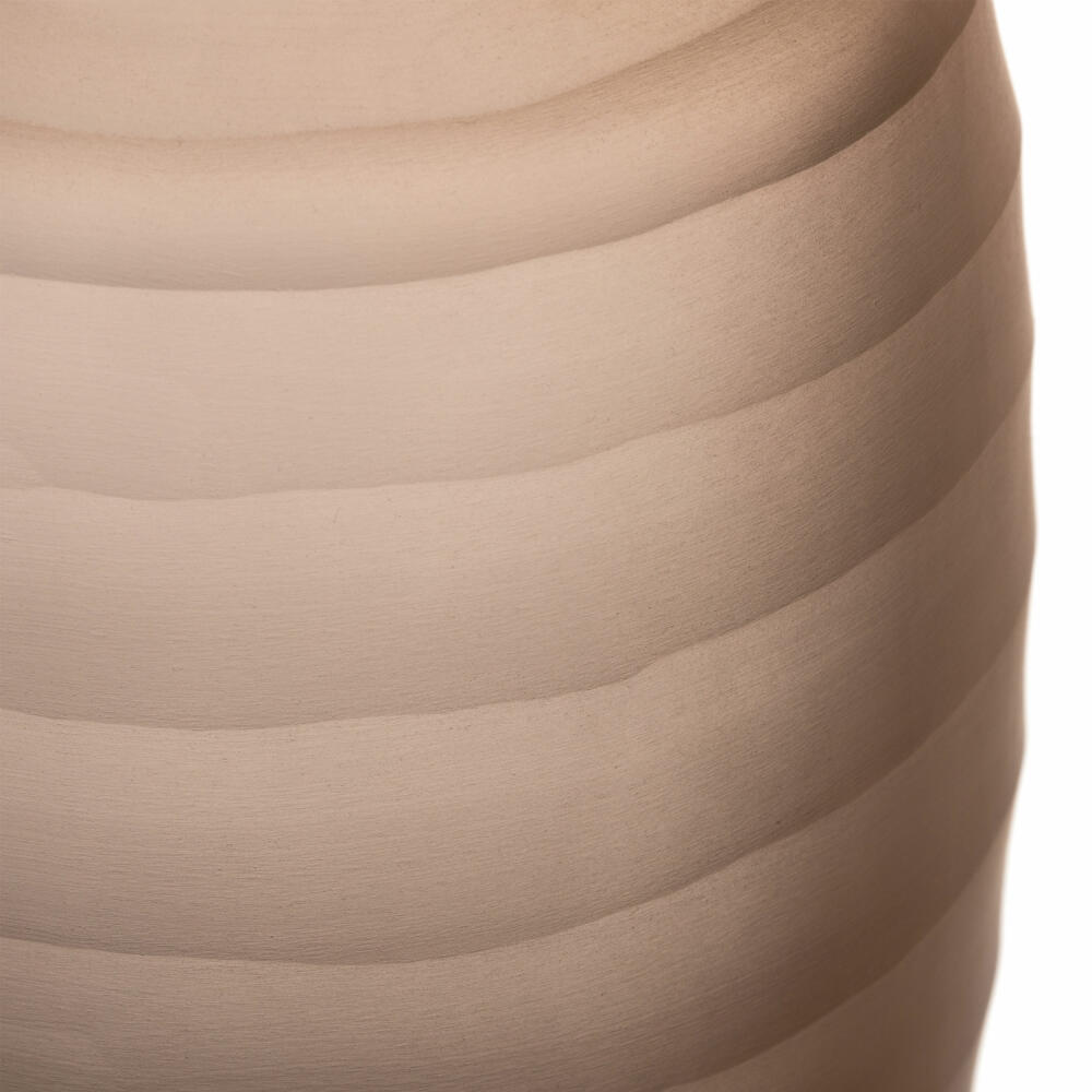 Leonardo vase Bellagio, flower vase, decorative vase, glass, beige, 15.5 cm, 036447