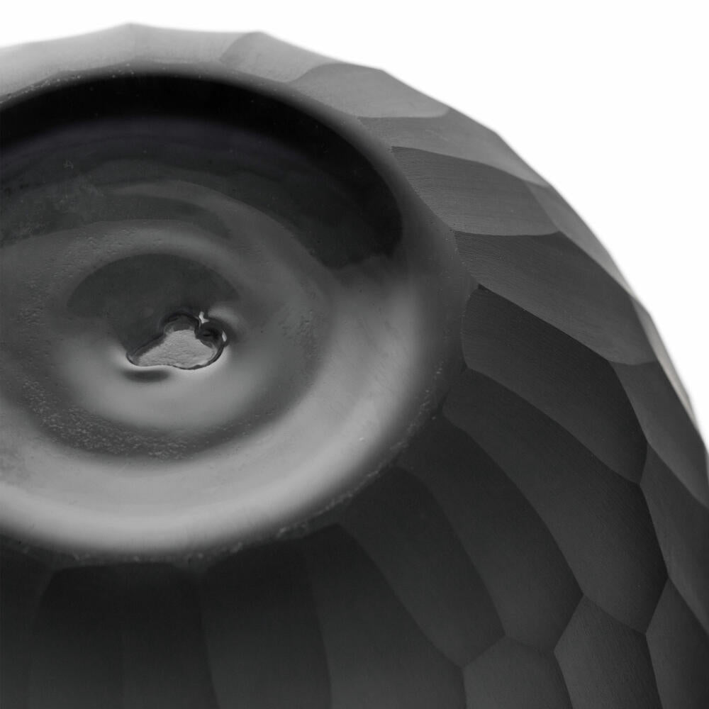 Leonardo Vase Bellagio, Blumenvase, Dekovase, Glas, Anthrazit, 36 cm, 036449