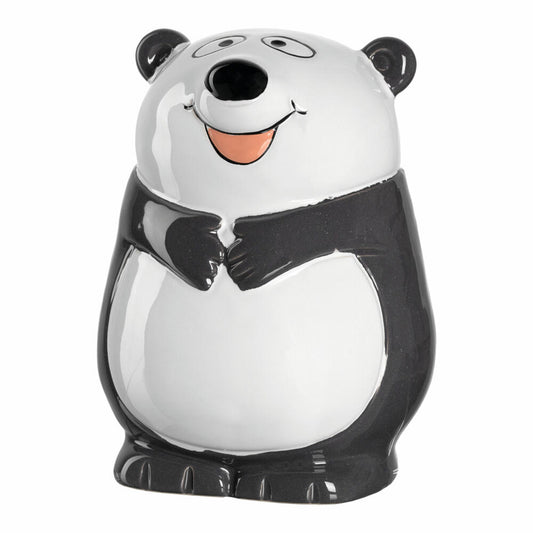 Leonardo money box Bambini Panda, piggy bank, money box, ceramic, multi-colored, 12.2 cm, 039197