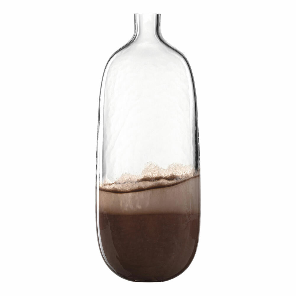 Leonardo Vase Casolare, Dekovase, Blumenvase, Kalk-Natron Glas, braun, 50 cm, 041671