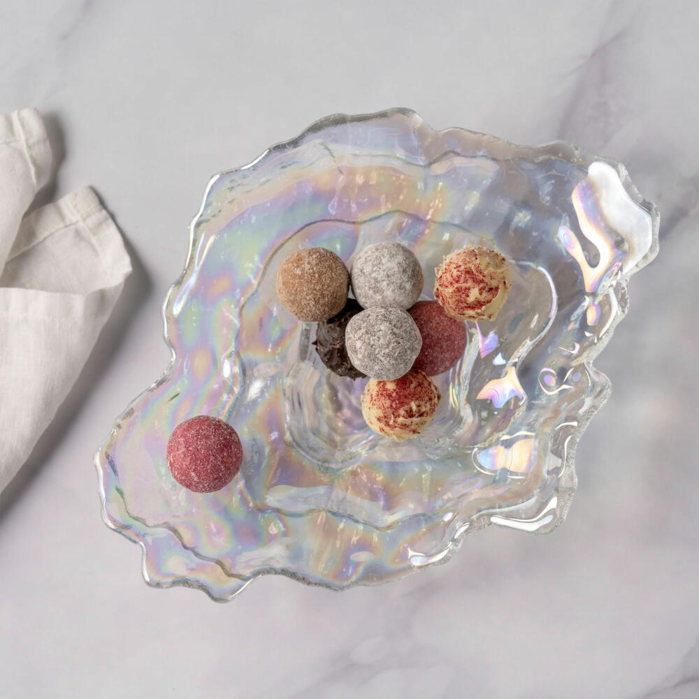 Leonardo Muschelschale Poesia, Schale, Dekoschale, Obstschale, Deko, Kalk-Natron Glas, Klar, 23x17 cm, 038929