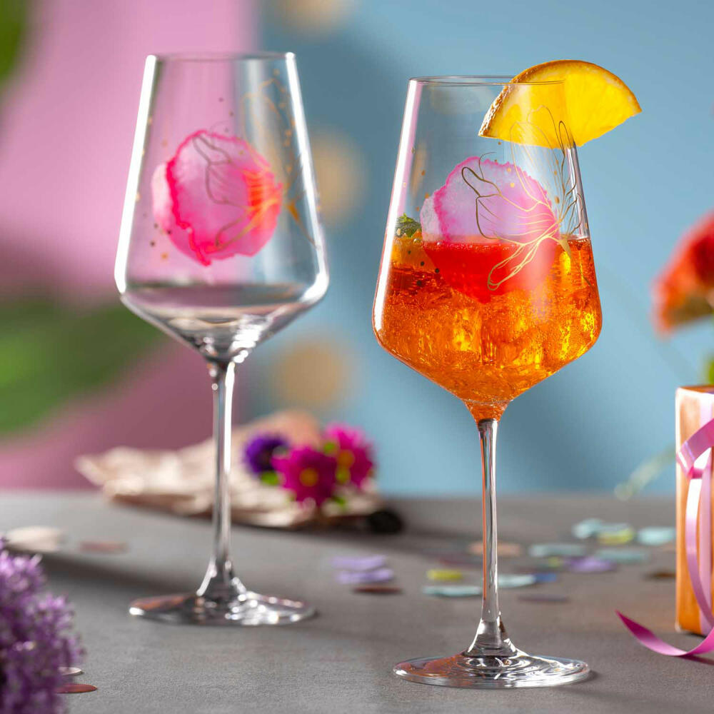 Leonardo Aperitifglas Presente Blüte, Kristallglas, Mehrfarbig, 560 ml, 044480