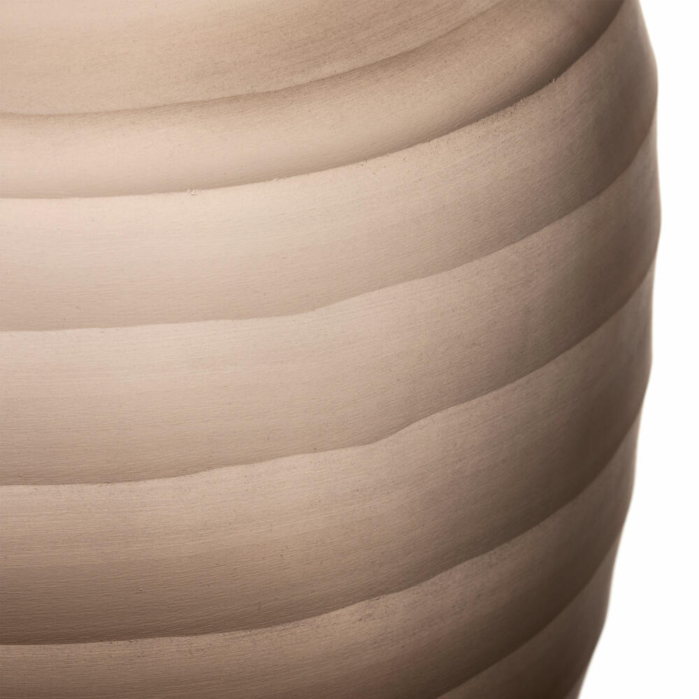 Leonardo vase Bellagio, flower vase, decorative vase, glass, beige, 17.5 cm, 036451
