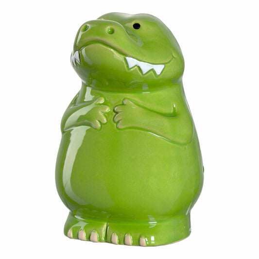 Leonardo Spardose Bambini Krokodil, Sparschwein, Sparbüchse, Keramik, grün, 12.8 cm, 039194