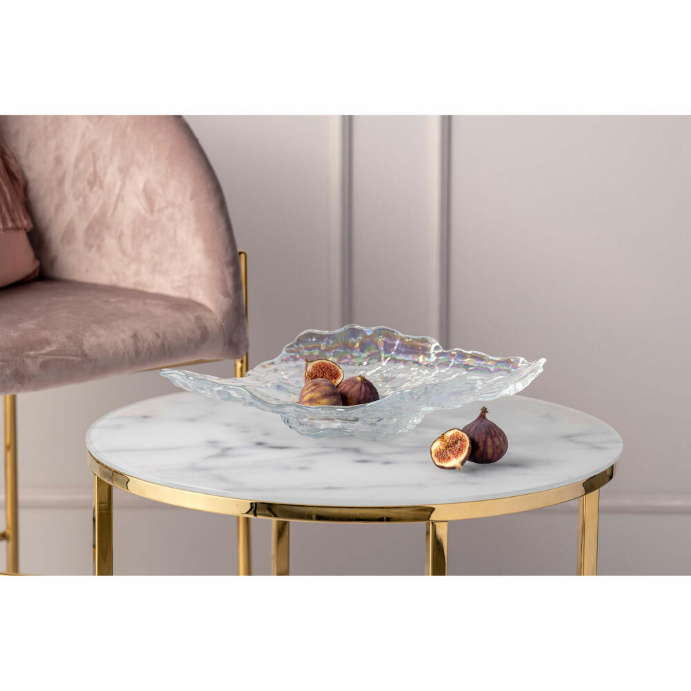 Leonardo Muschelschale Poesia, Schale, Dekoschale, Obstschale, Deko, Kalk-Natron Glas, Klar, 23x17 cm, 038929