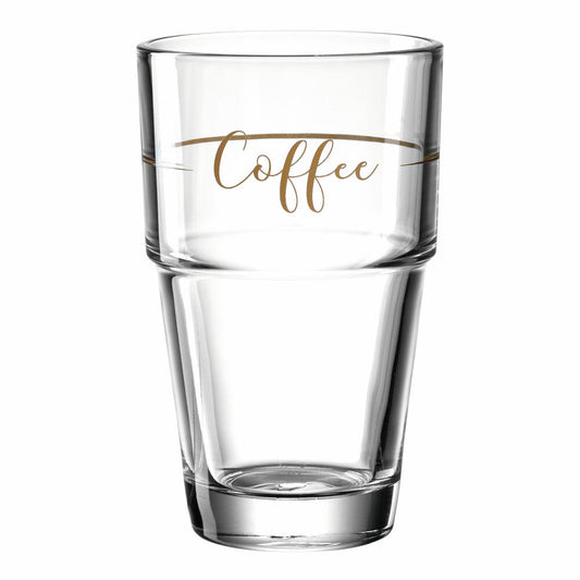 Leonardo Becher Solo Coffee, Kaffeebecher, Glas, Kalk-Natron Glas, mehrfarbig, 410 ml, 043468