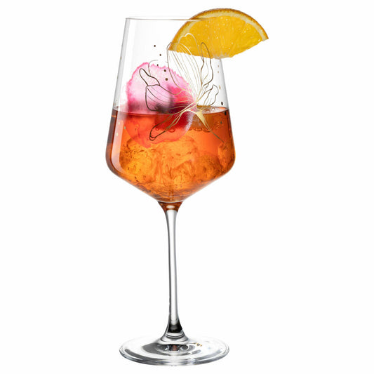 Leonardo Aperitifglas Presente Blüte, Kristallglas, Mehrfarbig, 560 ml, 044480