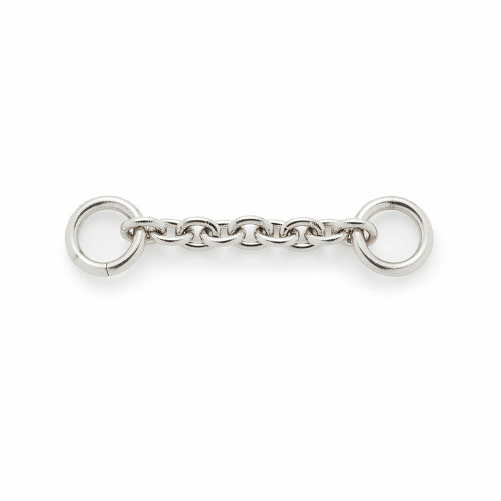 Leonardo Jewels extension chain, extension chain, chain clasp, jewelry clasp, jewelry, stainless steel, silver, 2 cm, 040952