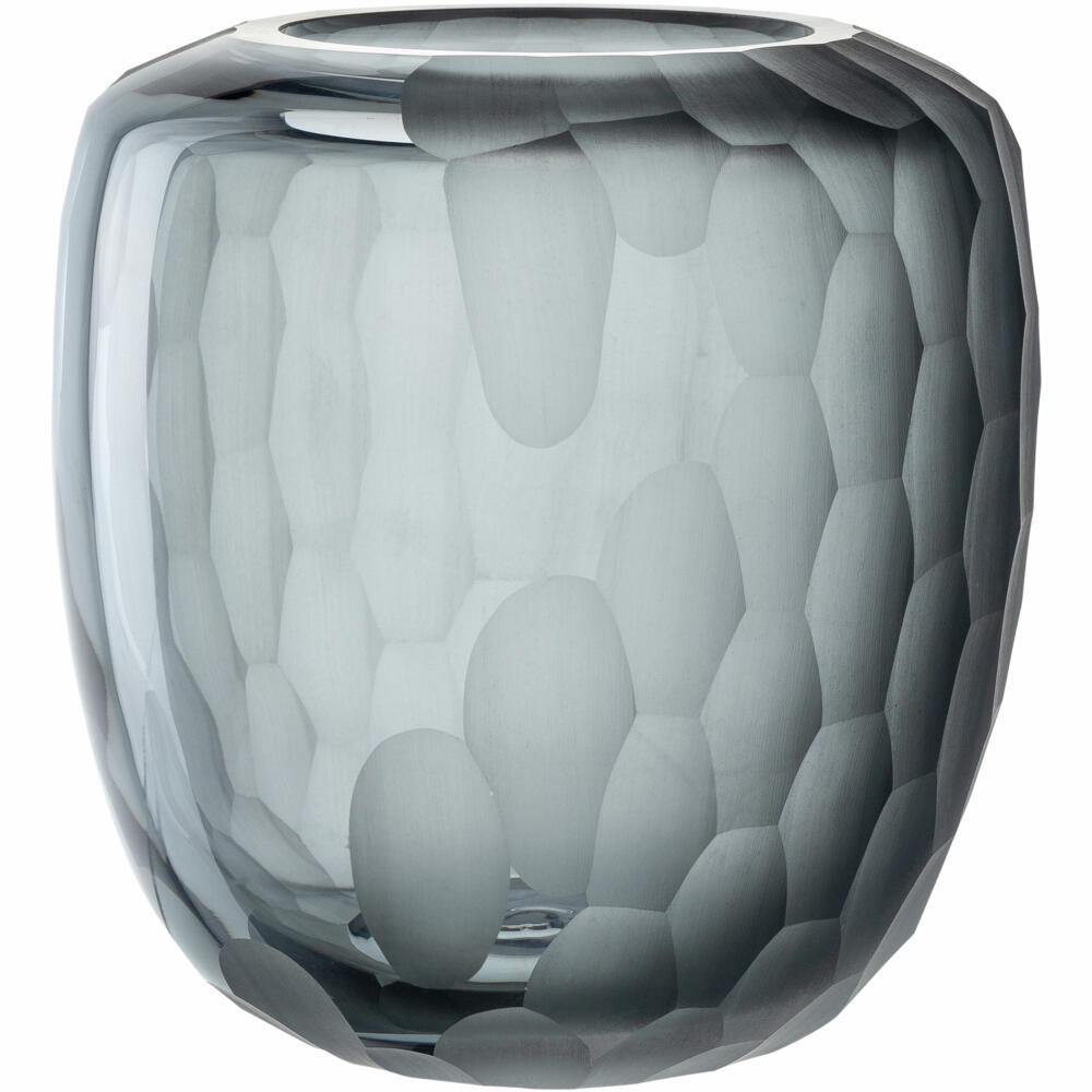 Leonardo Vase Bellagio, Blumenvase, Dekovase, Glas, Anthrazit, 17.5 cm, 036450