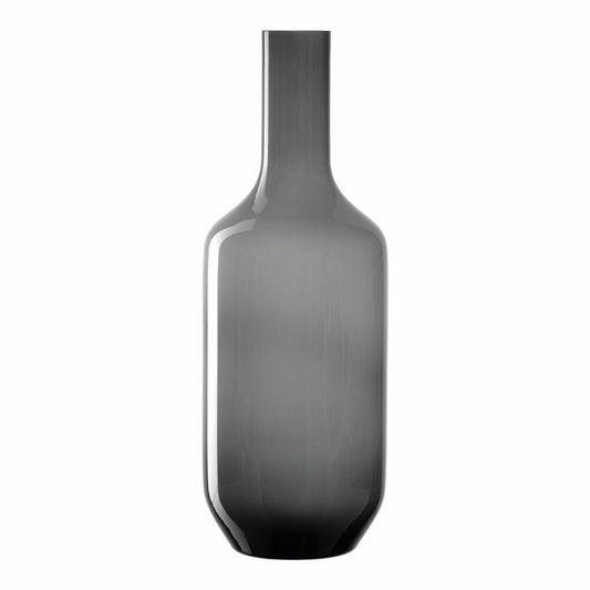 Leonardo Vase Milano, Dekovase, Blumenvase, Kalk-Natron Glas, grau, 64 cm, 041746