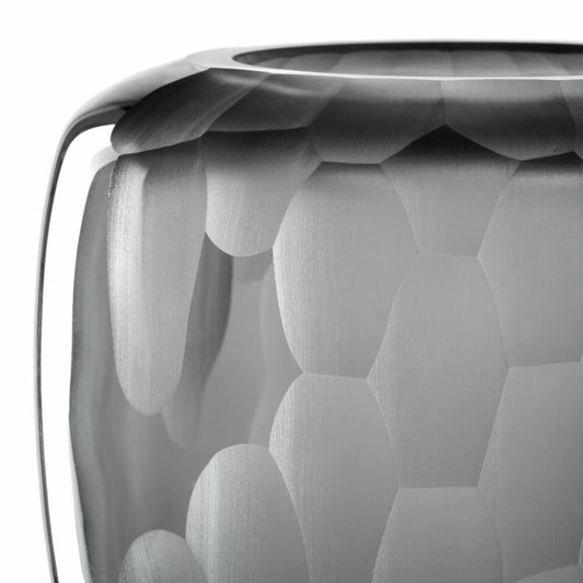 Leonardo Vase Bellagio, Blumenvase, Dekovase, Glas, Anthrazit, 17.5 cm, 036450