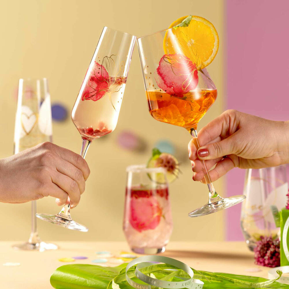Leonardo Aperitifglas Presente Blüte, Kristallglas, Mehrfarbig, 560 ml, 044480