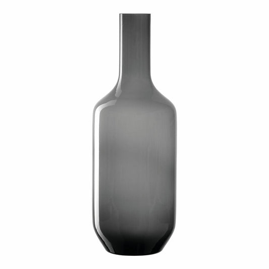 Leonardo Vase Milano, decorative vase, flower vase, soda-lime glass, gray, 50 cm, 041579