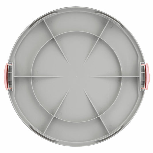 Emsa Kuchenaufbewahrungsbox Prep & Bake rund, Kunststoff, Transparent, Rosa, 34 cm, K32684