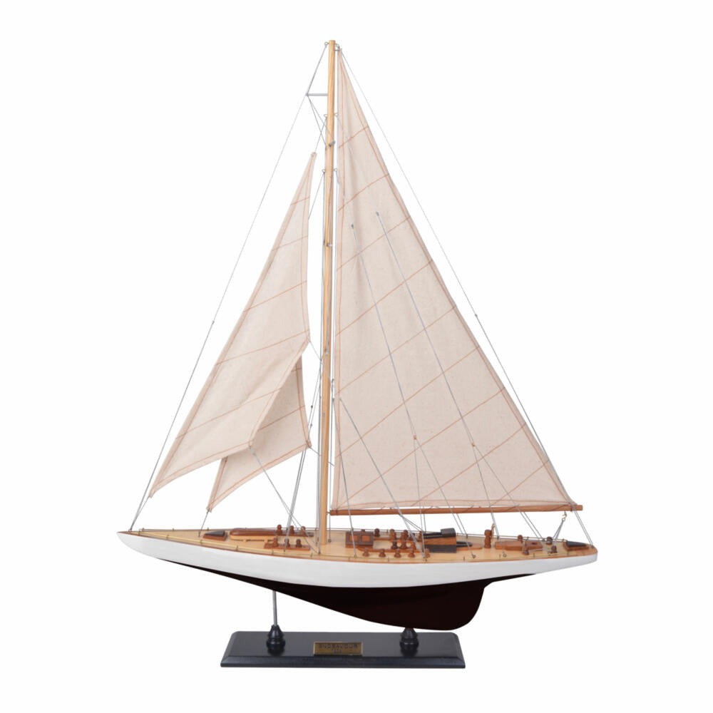 Authentic Models ship model Endeavour L60, sailing ship, decoration, cedar wood, black / white, AS155