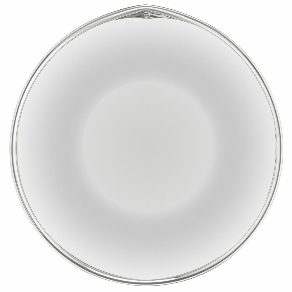 Emsa Rührschüssel Prep & Bake, Edelstahl, Silikon, Rosa, Silberfarben, 18 cm / 2 L, K32718