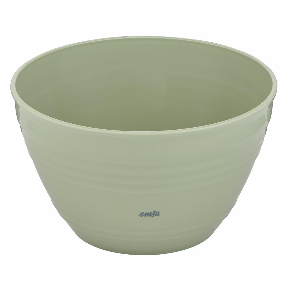 Emsa Rührschüssel Prep & Bake mit Deckel, Kunststoff, Silikon, Grün, 2.75 L, K32527