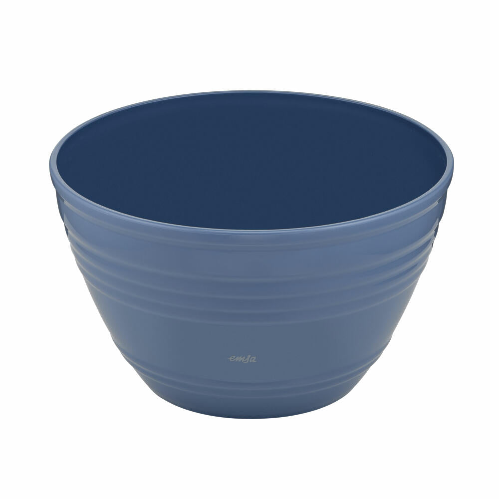 Emsa Rührschüssel Prep & Bake mit Deckel, Kunststoff, Silikon, Blau, 4.15 L, K32541