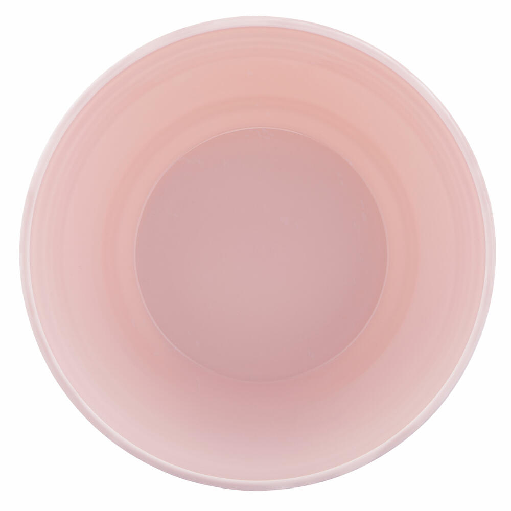 Emsa Rührschüssel Prep & Bake mit Deckel, Kunststoff, Silikon, Rosa, 1.7 L, K32517