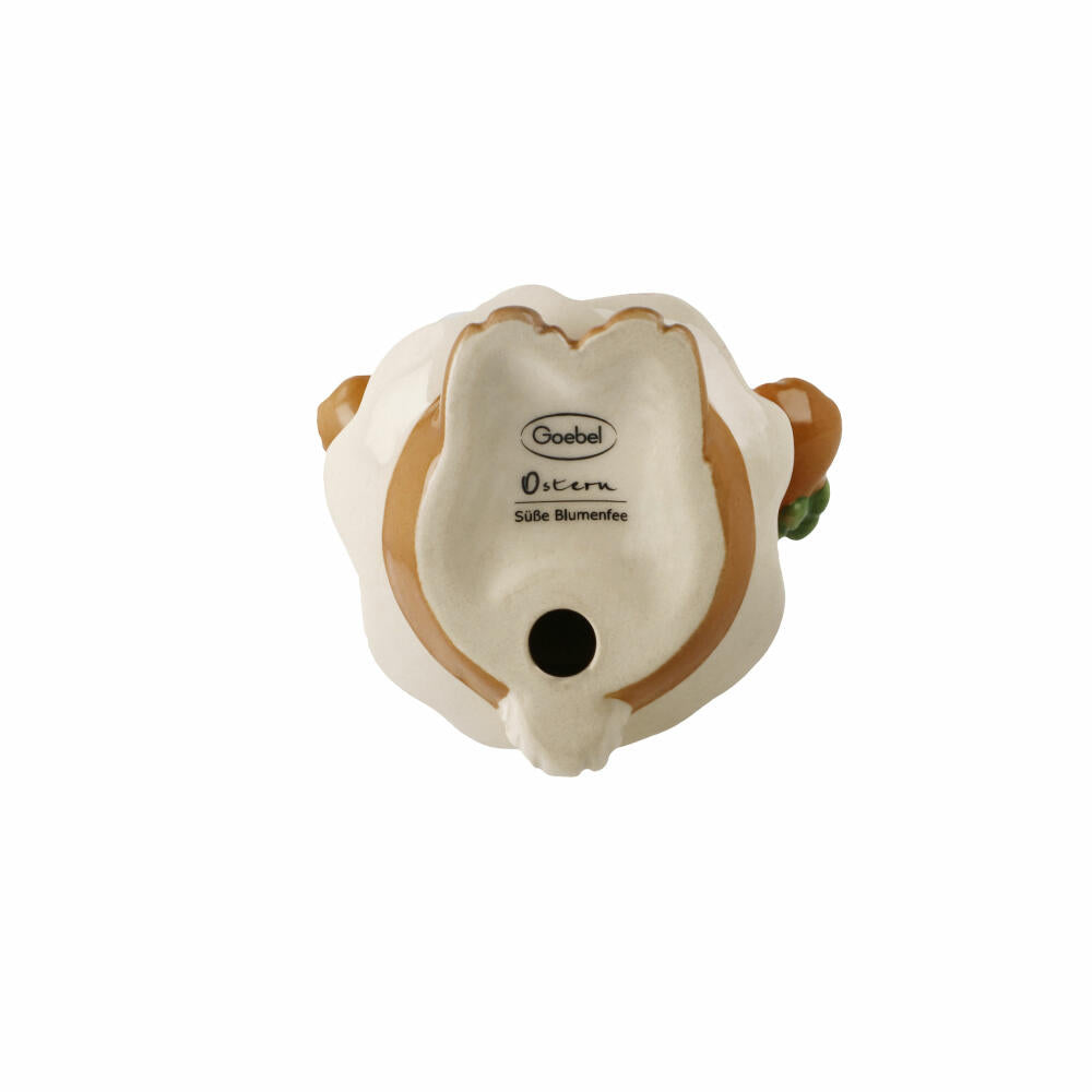 Goebel Figur Hasenmädchen Süße Blumenfee, Osterhase, Steingut, Bunt, 12 cm, 66846121