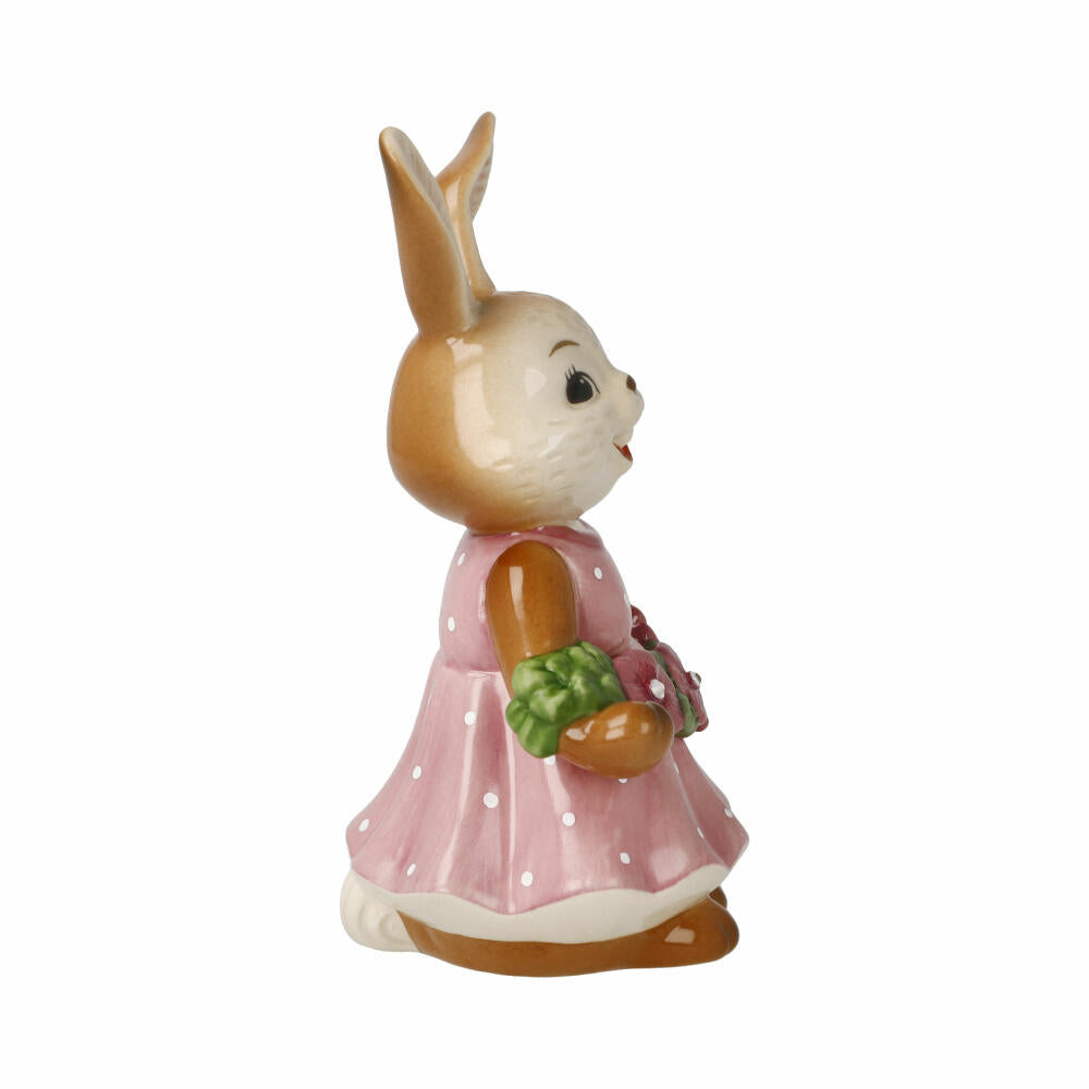 Goebel Figur Hasenmädchen Süße Blumenfee, Osterhase, Steingut, Bunt, 12 cm, 66846121