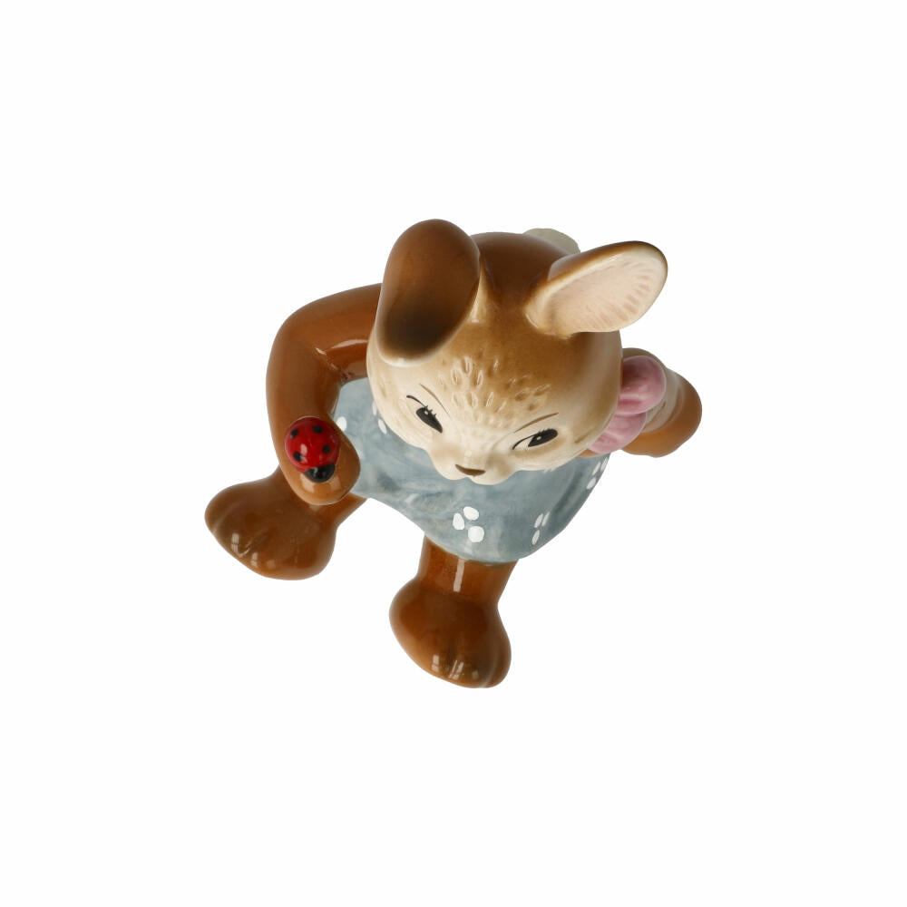 Goebel Figur Hasenmädchen Glückskind, Osterhase, Steingut, Bunt, 10.5 cm, 66846071