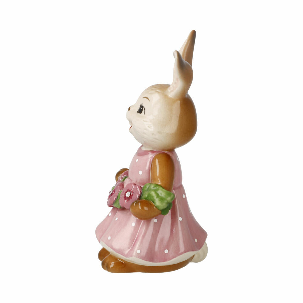 Goebel Figur Hasenmädchen Süße Blumenfee, Osterhase, Steingut, Bunt, 12 cm, 66846121