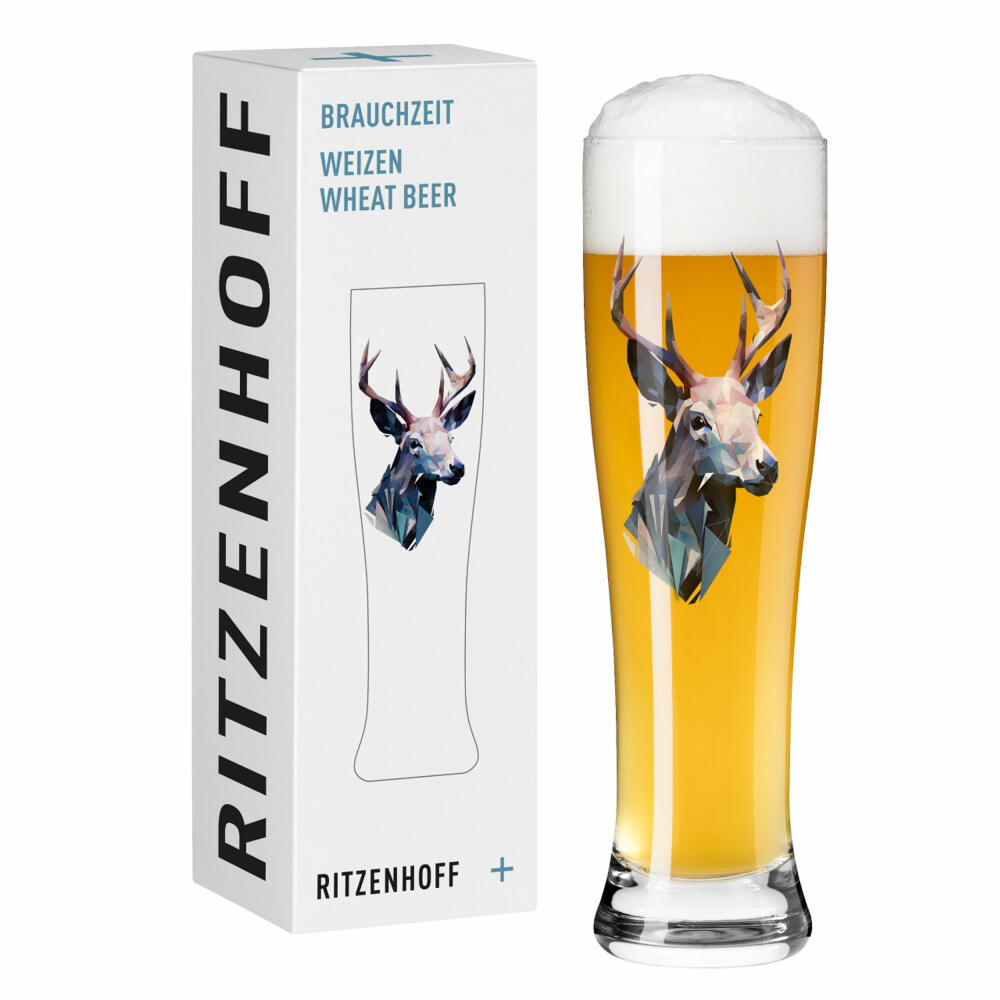 Ritzenhoff Weizenbierglas Brauchzeit 025, Glas, 646 ml, R-3481013