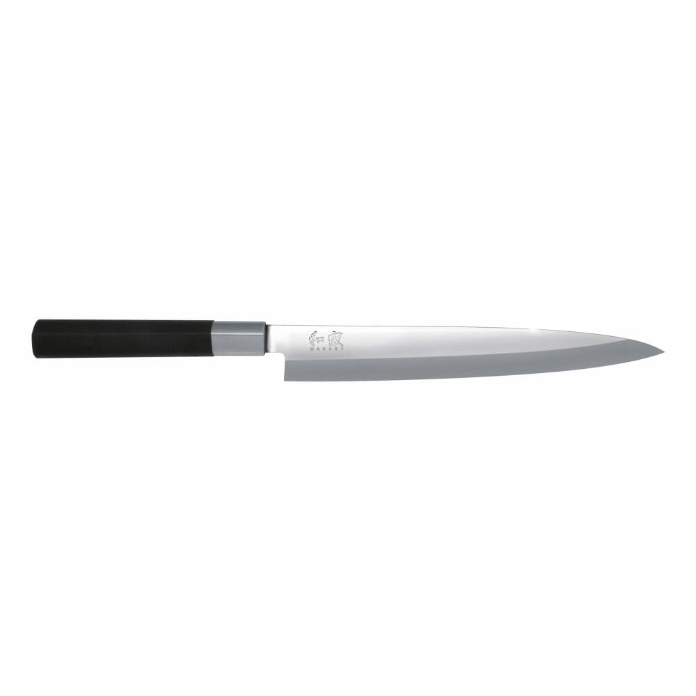 Kai Wasabi Black Yanagiba, Shashimi Messer, Filitiermesser, Fischmesser, 21 cm, 6721Y