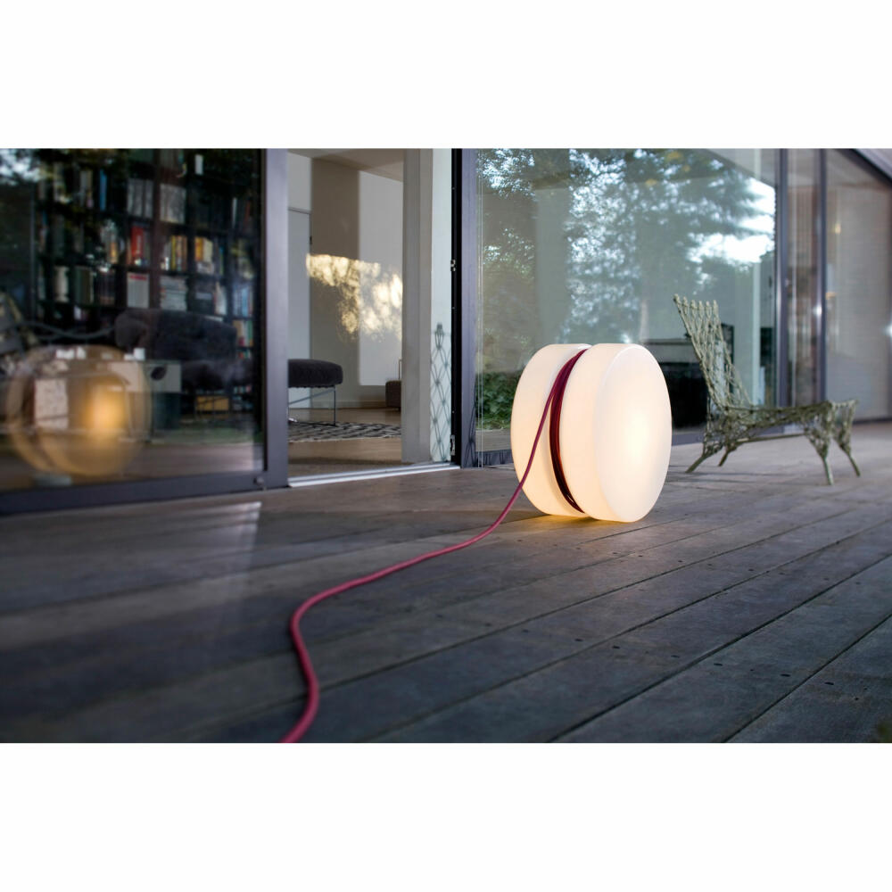 Authentics Yoyo Bodenleuchte, Leucht-Tisch, Dekoleuchte, Polyethylen, Weiß, 194500